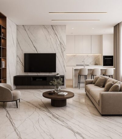 Lilac White Marble
