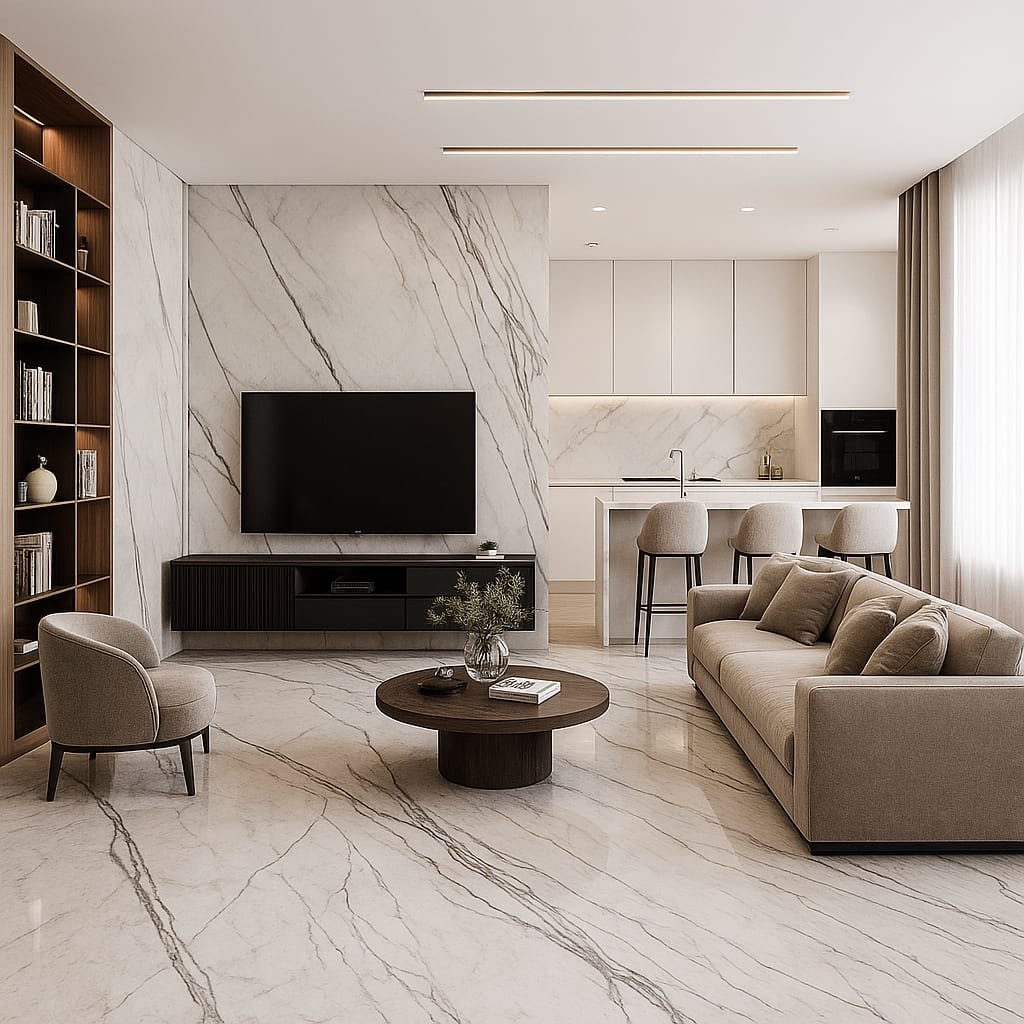 Lilac White Marble