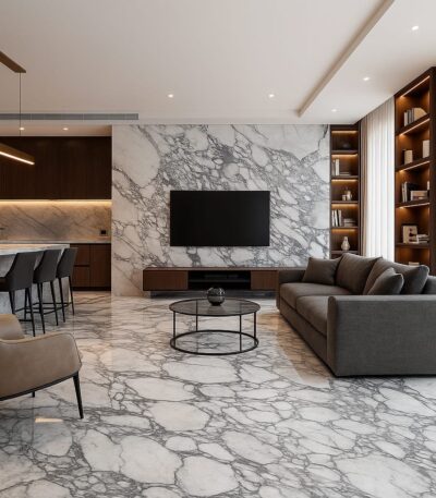 White Arabescato Marble