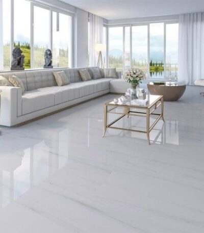 lasa white marble