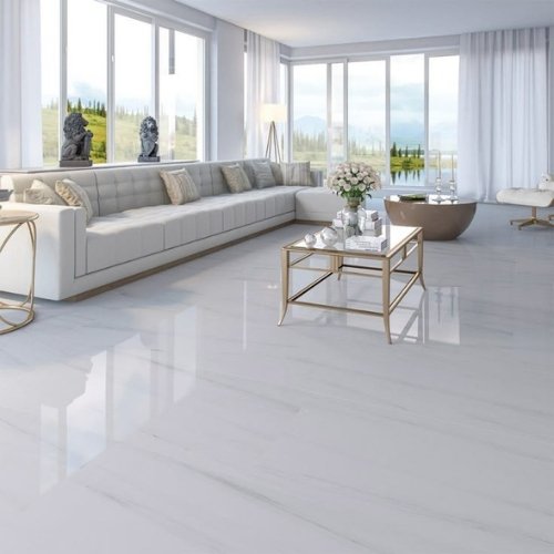 lasa white marble